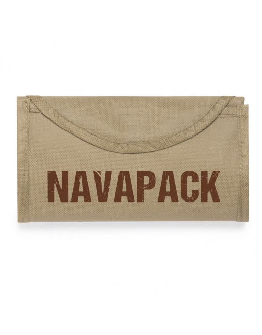 Bolsa plegable TNT 80g 38x42cm natural personalizable