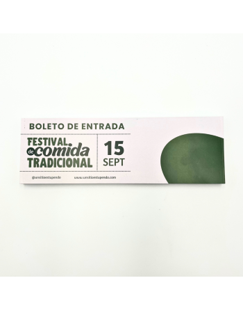 Entradas eventos