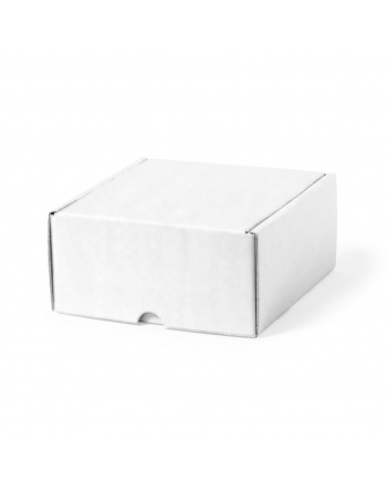 Caja blanca 16x15x8,5cm  tapa abatible