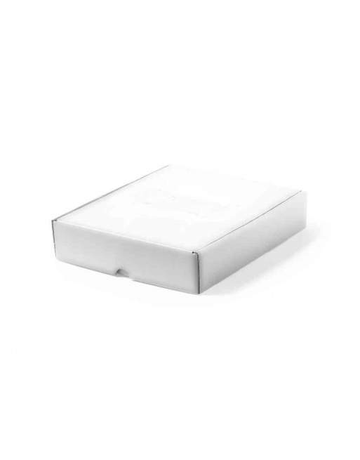 Caja blanca 21x25x5cm tapa abatible