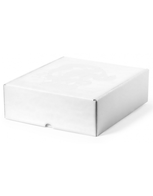 Caja blanca 26,5x30x9cm tapa abatible