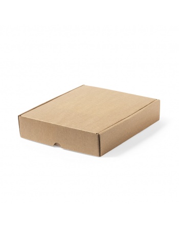 Caja kraft 21x25x5cm tapa abatible