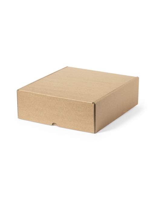 Caja kraft 26,5x30x9cm tapa abatible