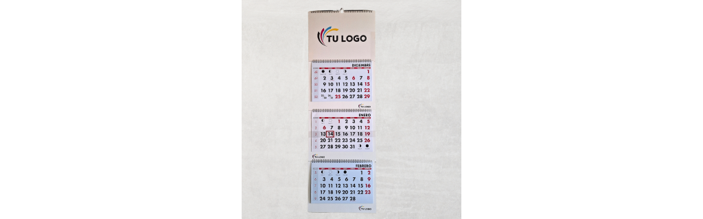 Calendario pared 3 meses | Navapack